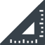 三角定規のアイコン素材 2