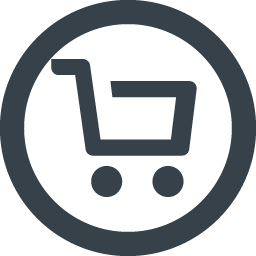 丸枠付きのショッピングカートのアイコン素材 2 商用可の無料 フリー のアイコン素材をダウンロードできるサイト Icon Rainbow