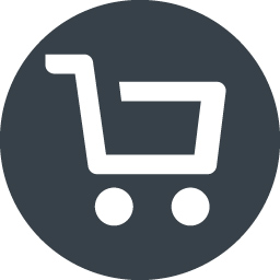 丸枠付きのショッピングカートのアイコン素材 4 商用可の無料 フリー のアイコン素材をダウンロードできるサイト Icon Rainbow