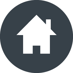 丸枠付きの家のアイコン素材 2 商用可の無料 フリー のアイコン素材をダウンロードできるサイト Icon Rainbow