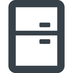 シンプルな冷蔵庫のアイコン素材 商用可の無料 フリー のアイコン素材をダウンロードできるサイト Icon Rainbow