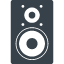 オーディオ スピーカーのアイコン素材 1