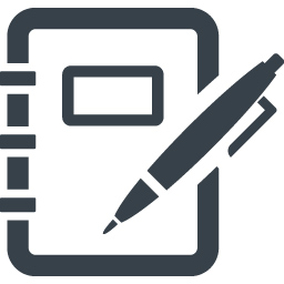 ペンとノートのフリーアイコン 1 商用可の無料 フリー のアイコン素材をダウンロードできるサイト Icon Rainbow