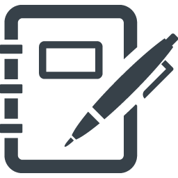 ペンとノートのフリーアイコン 1 商用可の無料 フリー のアイコン素材をダウンロードできるサイト Icon Rainbow