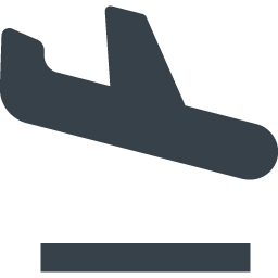 飛行機の着陸のアイコン素材 2 商用可の無料 フリー のアイコン素材をダウンロードできるサイト Icon Rainbow