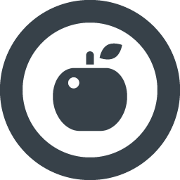 リンゴのアイコン素材 4 商用可の無料 フリー のアイコン素材をダウンロードできるサイト Icon Rainbow