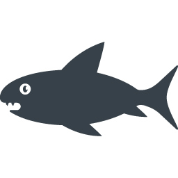 サメのイラストアイコン素材 商用可の無料 フリー のアイコン素材をダウンロードできるサイト Icon Rainbow