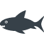 サメのイラストアイコン素材