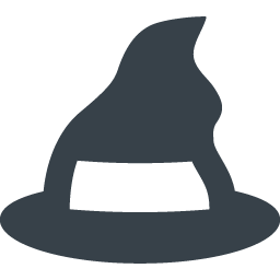 魔女の帽子のイラストアイコン素材 商用可の無料 フリー のアイコン素材をダウンロードできるサイト Icon Rainbow
