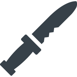 無料でダウンロードできるサバイバルナイフの無料アイコン素材 1 商用可の無料 フリー のアイコン素材をダウンロードできるサイト Icon Rainbow