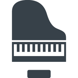 グランドピアノのイラストアイコン素材 1 商用可の無料 フリー のアイコン素材をダウンロードできるサイト Icon Rainbow