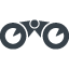 バードウォッチングの双眼鏡のアイコン素材 5