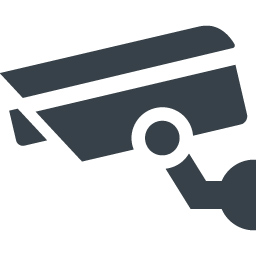 防犯用の監視カメラのイラストアイコン素材 5 商用可の無料 フリー のアイコン素材をダウンロードできるサイト Icon Rainbow