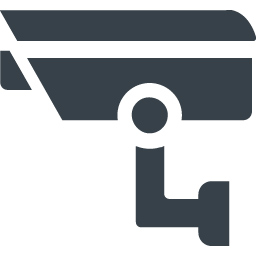 防犯用の監視カメラのアイコン素材 7 商用可の無料 フリー のアイコン素材をダウンロードできるサイト Icon Rainbow