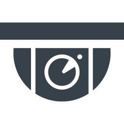 防犯用の監視カメラのイラストアイコン素材 9 商用可の無料 フリー のアイコン素材をダウンロードできるサイト Icon Rainbow