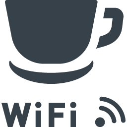 カフェの無線lan Wi Fi のアイコン素材 商用可の無料 フリー のアイコン素材をダウンロードできるサイト Icon Rainbow
