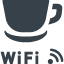 カフェの無線LAN（wi-fi）のアイコン素材