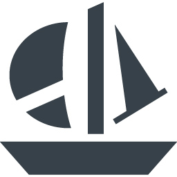丸い帆のヨットのイラストアイコン素材 商用可の無料 フリー のアイコン素材をダウンロードできるサイト Icon Rainbow