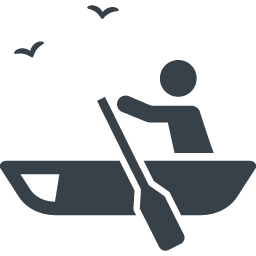 ボートを漕いでいる人のイラストアイコン素材 1 商用可の無料 フリー のアイコン素材をダウンロードできるサイト Icon Rainbow