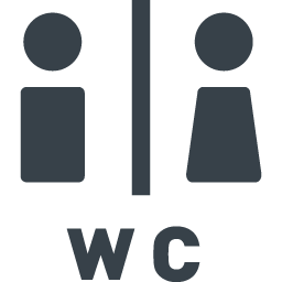トイレなどで使える男女のシルエットアイコン素材 4 商用可の無料 フリー のアイコン素材をダウンロードできるサイト Icon Rainbow
