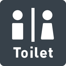 トイレなどで使える男女のシルエットアイコン素材 7 商用可の無料 フリー のアイコン素材をダウンロードできるサイト Icon Rainbow
