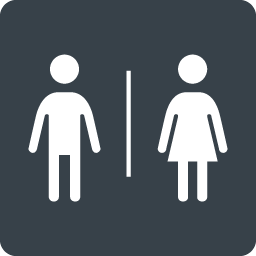 トイレなどで使える男女のシルエットアイコン素材 9 商用可の無料 フリー のアイコン素材をダウンロードできるサイト Icon Rainbow