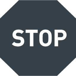 Stopの標識のアイコン素材 1 商用可の無料 フリー のアイコン素材をダウンロードできるサイト Icon Rainbow
