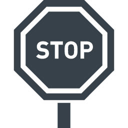 Stopの標識のアイコン素材 3 商用可の無料 フリー のアイコン素材をダウンロードできるサイト Icon Rainbow