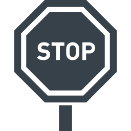 Stopの標識のアイコン素材 3 商用可の無料 フリー のアイコン素材をダウンロードできるサイト Icon Rainbow