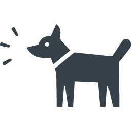 吠える犬のアイコン素材 1 商用可の無料 フリー のアイコン素材をダウンロードできるサイト Icon Rainbow