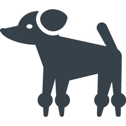 プードル犬のアイコン素材 商用可の無料 フリー のアイコン素材をダウンロードできるサイト Icon Rainbow