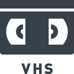Vhsビデオテープの無料アイコン素材 2 商用可の無料 フリー のアイコン素材をダウンロードできるサイト Icon Rainbow