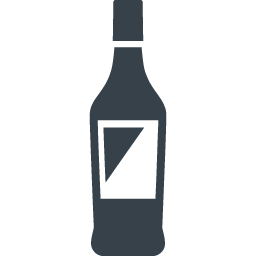 お酒のボトルのアイコン素材 2 商用可の無料 フリー のアイコン素材をダウンロードできるサイト Icon Rainbow