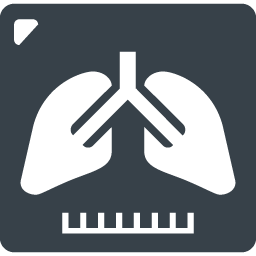 レントゲンに映った肺のアイコン素材 商用可の無料 フリー のアイコン素材をダウンロードできるサイト Icon Rainbow