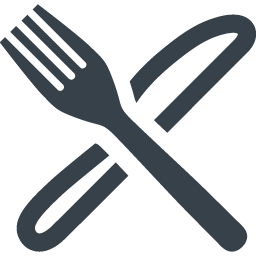 フォークとナイフのレストランのアイコン素材 2 商用可の無料 フリー のアイコン素材をダウンロードできるサイト Icon Rainbow