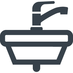 蛇口と洗面台のフリーアイコン素材 1 商用可の無料 フリー のアイコン素材をダウンロードできるサイト Icon Rainbow