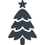 クリスマスツリーの無料アイコン素材 4