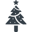 クリスマスツリーの無料アイコン素材 6