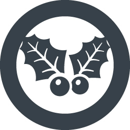 クリスマスのヒイラギの葉と実の無料アイコン素材 4 商用可の無料 フリー のアイコン素材をダウンロードできるサイト Icon Rainbow