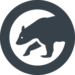 クマのシルエットフリーアイコン素材 2 商用可の無料 フリー のアイコン素材をダウンロードできるサイト Icon Rainbow
