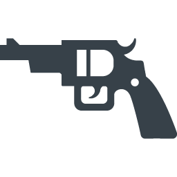 拳銃の無料アイコン素材 3 商用可の無料 フリー のアイコン素材をダウンロードできるサイト Icon Rainbow