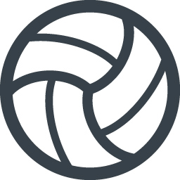 バレーボールの無料アイコン素材 1 商用可の無料 フリー のアイコン素材をダウンロードできるサイト Icon Rainbow