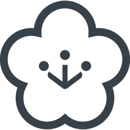 梅の花の無料アイコン素材 2 商用可の無料 フリー のアイコン素材をダウンロードできるサイト Icon Rainbow