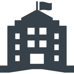 学校 施設の建物アイコン素材 1 商用可の無料 フリー のアイコン素材をダウンロードできるサイト Icon Rainbow