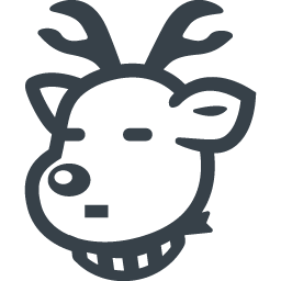 無表情なトナカイ 鹿のアイコン素材 商用可の無料 フリー のアイコン素材をダウンロードできるサイト Icon Rainbow