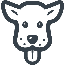 ベロを出している子犬の無料アイコン素材 1 商用可の無料 フリー のアイコン素材をダウンロードできるサイト Icon Rainbow