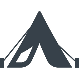 テント張りの無料アイコン素材 1 商用可の無料 フリー のアイコン素材をダウンロードできるサイト Icon Rainbow