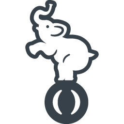 サーカスの象の無料アイコン 3 商用可の無料 フリー のアイコン素材をダウンロードできるサイト Icon Rainbow