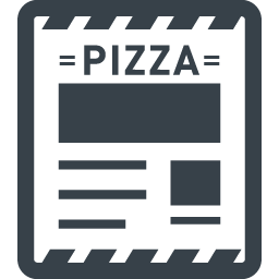 ピザのメニュー表のアイコン素材 商用可の無料 フリー のアイコン素材をダウンロードできるサイト Icon Rainbow