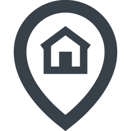 現在地の家マークアイコン素材 2 商用可の無料 フリー のアイコン素材をダウンロードできるサイト Icon Rainbow